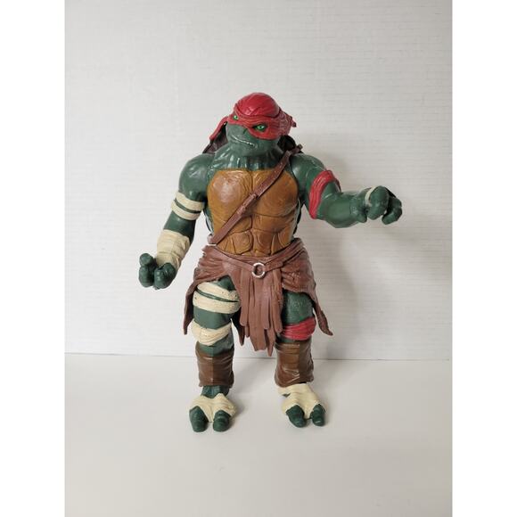 TMNT Movie 11" Raphael Playmates 2014 Action Figure Teenage Mutant Ninja Turtles - Picture 1 of 6